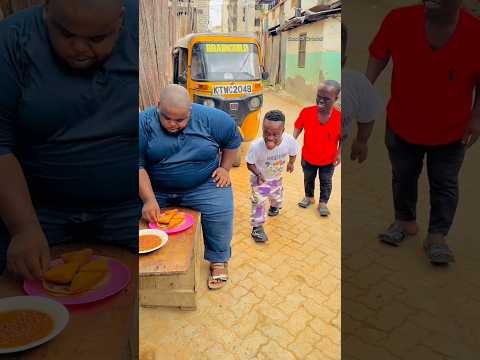 The fat driver and two little boys.#shorts
