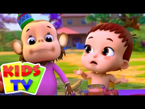 Bandar Mama in Bengali, বান্দর মামা, Tridev Bangla Cartoon Rhymes for Babies