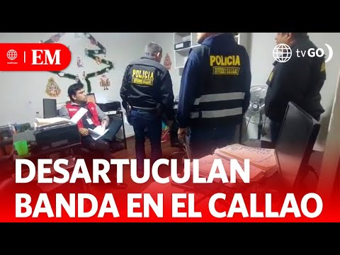 Policía desarticula banda investigada por fraude en Callao | Edición Mediodía | Noticias Perú