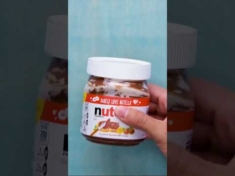 Try this hot chocolate hack for almost-empty Nutella jar #shorts