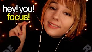 (asmr) unusual voice triggers! voice cracks, snapping, "feel it," "focus on me"
