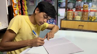 Writing Numbers Till End the Pen