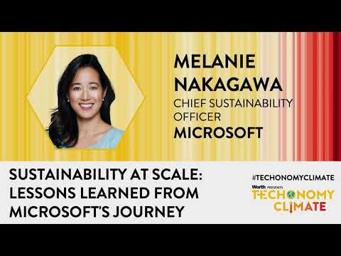 Sustainability at Scale: Lessons Learned from Microsoft’s Sustainability Journey with Melanie Nakagawa