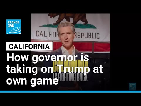 How California's Newsom is adopting Trump tactics to take on US president • FRANCE 24 English
