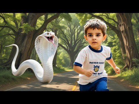 White cobra attacked on a boy while fishing || snake video || saamp wala video