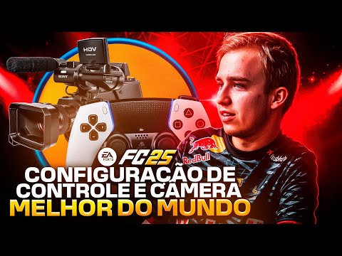 FC 25 - CONFIGURAÇÃO DE CONTROLE E CÂMERA do MELHOR DO MUNDO 🎮