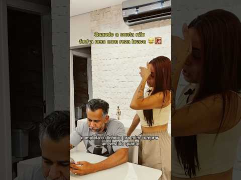 Quando ela precisa de R$300… e tem só R$5 😂💔 #humor #relaciomento #viralvideo #comedia