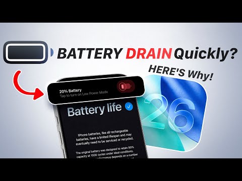 iOS 26 Battery DRAIN Quickly ? - Here’s Why! 