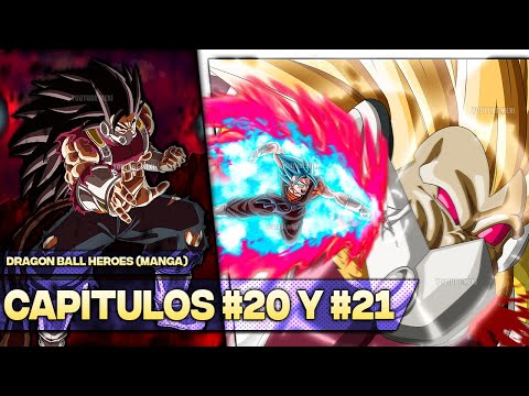 Dragon Ball Heroes (Manga Oficial) - Capitulos 20 y 21 | Super Vegetto vs Cumber Ozaru