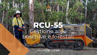 FAE RCU-55: veicolo cingolato radiocomandato compatto al lavoro in Australia
