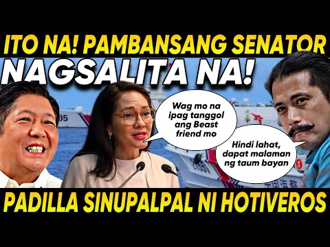 🔴PAMBANSANG SENATOR NAGSALITA NA NA❗️PBBM MASYADONG MATAPANG❗️HONTIVEROS TINABLA SI PADILLA