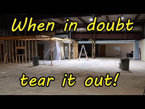 Service office controlled demolition of the new Vehcor shop.  video 5