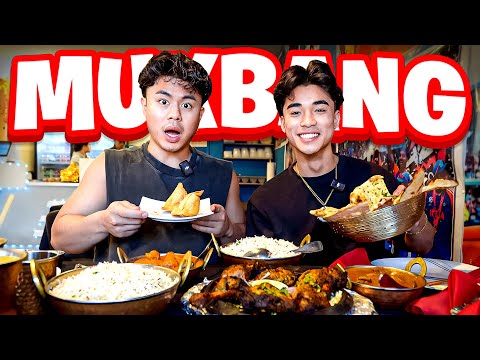 INDIAN FOOD MUKBANG WITH VIRAL ASIAN TIK TOKER ERIC OU!