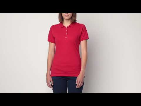 YouTube Russell Ladies Fitted Stretch Polo Russell 9566F