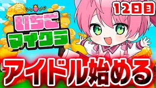 【 #いちごマイクラ 】今日から新人アイドル生活、始めます！✨【12日目】【STPR／KnightX】【てるとくん】