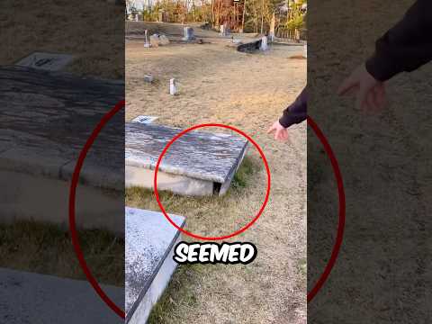 Theres something terifying with this grave😱‼️