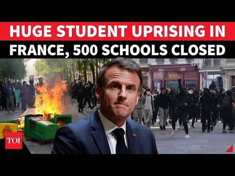 Macron Hit By Student Revolt, 'Uncontrollable' Protests Block School Gates Across France | Watch