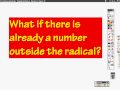 Exploring Simplifying Radicals with a Birthday Cake Theme