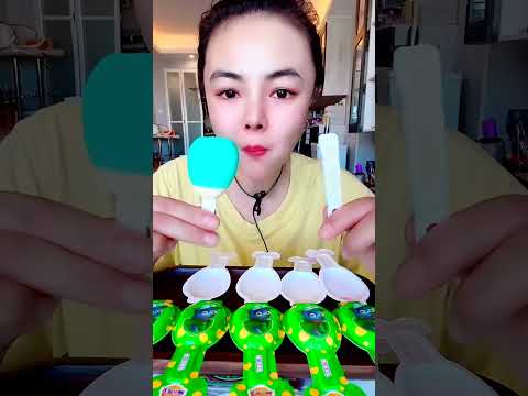 VERY YUMMY MILK CHOCOLATE ICE CREAM EATING FAST MUKBANG SOUND