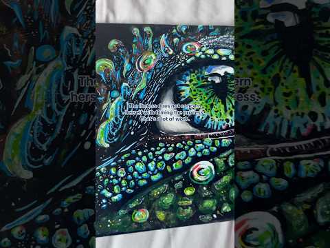 The lioness doesn’t film the process… #art #lioness #funny #relatable #artprocess