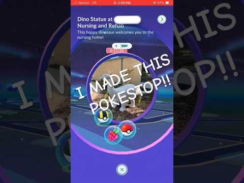 I MADE THIS POKÉSTOP!! | Pokemon Go | #Pogo #PokémonGO