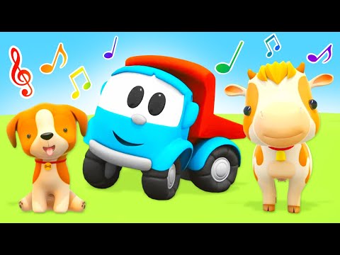 The Moo-Moo-Moo, Baa-Baa-Baa, Beep-Beep-Beep song for kids. Farm animals sounds & songs for kids.