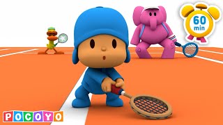🎾 Tennis Madness! | 60 MINUTES of FUN | Get Ready for Roland Garros! | Pocoyo English | Cartoons
