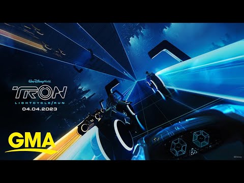 TRON Lightcycle Run will be one of the fastest coasters at any Disney park l GMA