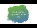 Exploring Equivalent Ratios in 6th Grade Math