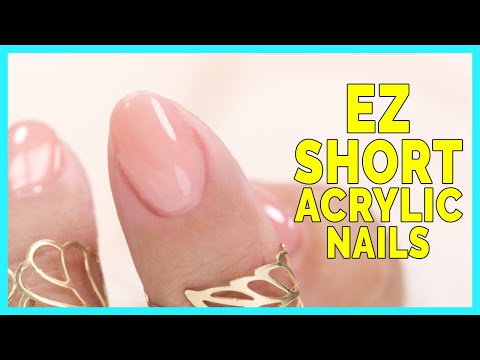 How To: XTRA STRONG 💪 SUPER THIN, SUPER SHORT, EZ Acrylic Nails