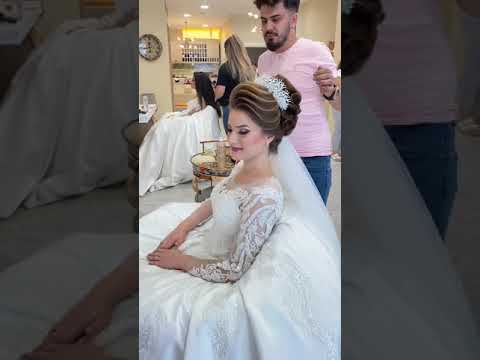 اجمل تسريحه عروسات بصالون😍💃💃💃