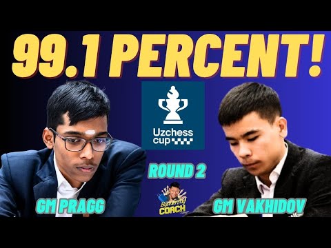 MOVE 6 PALANG NOVELTY NA! 99% ACCURACY! Pragg vs Vakhidov! UZChess 2025