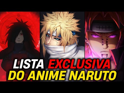 OS 10 MELHORES PERSONAGENS DE NARUTO!