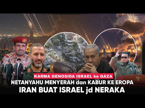 Sekejap Israel jd Neraka “Gedung Gedung Hancur Dihantam Rudal IRAN” Netanyahu Menyerah