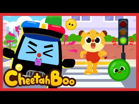 [🎉NEW] Shall we play with colorful traffic lights?🚦Safety song | police car| Kids song | #Cheetahboo