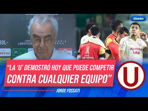 Jorge Fossati aplaudió a su plantel tras el empate de Universitario vs. Palmeiras| Líbero