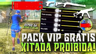 SENSI NOVA ATUALIZAÇÃO VIP🤬🩸MIRA NĀO TREMER! A MELHOR SENSIBILIDADE PERFEITA PARA SUBIR CAPA NO FF