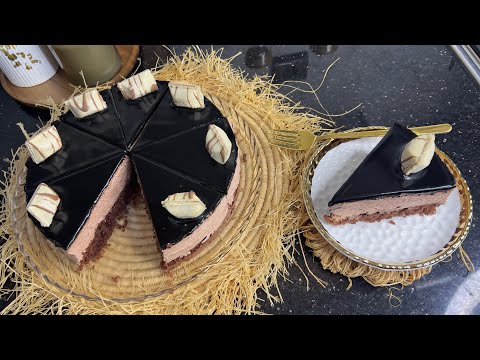 كيكة طبقات بالشكلاط روعة في المذاق والمنظر 🍫 تحلية فخمة بدون جهد! ستبهرك!