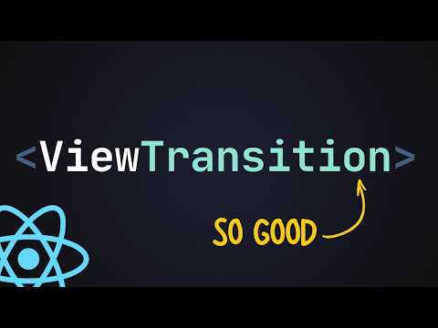 ViewTransition: Native React Animation Is FINALLY Here