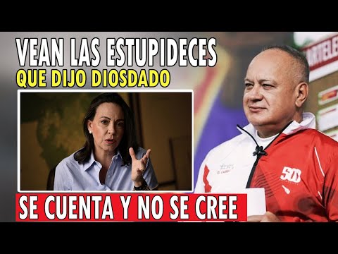 Tremenda ESTUPIDEZ se atrevió DECIR el Chavista DIOSDADO CABELLO ¡QUÉ LOCURA!