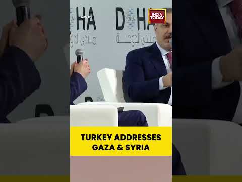 Turkey’s Foreign Minister Speaks on Gaza Ceasefire, Syria Security at Doha Forum