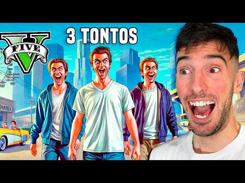 3 TONTOS Y MAKIMAN EN GTA 5 ONLINE !! XDD