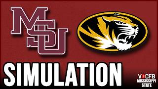 Mississippi State vs Missouri - 9/26 Simulation on CFB 27