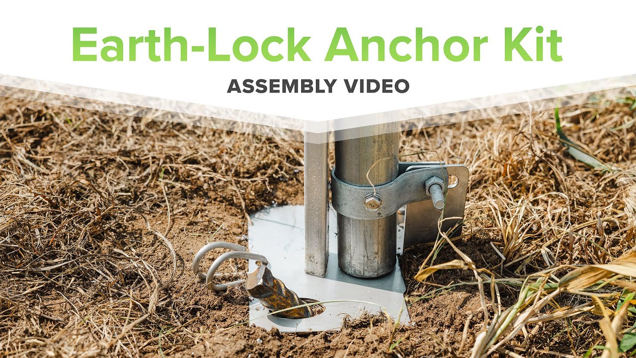 Earth Lock Anchor Kit Installation