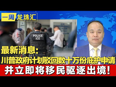 最新消息：川普政府计划驳口数十万份庇护申请 并立即将移民驱逐出境！《一周龙珠汇》20250627