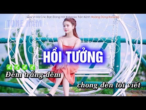 Karaoke Hồi Tưởng 1 (Tone Nam) Beat Công Tuấn Phối Mới Cực Hay – Hoàng Dũng Karaoke