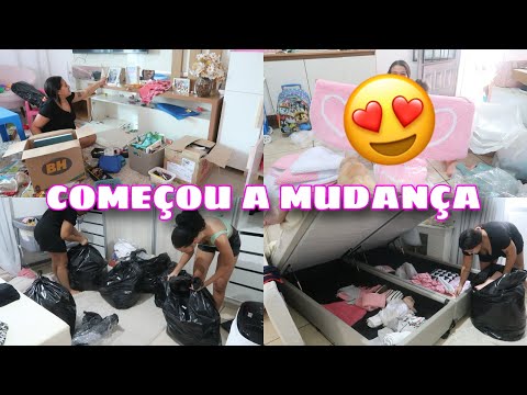 A MUDANÇA COMEÇOU| JÁ LEVAMOS CAIXAS + MULTIRAO PARA EMBALAR TUDO |CUNHADA E MÃE VIERAM |Dani Mendes