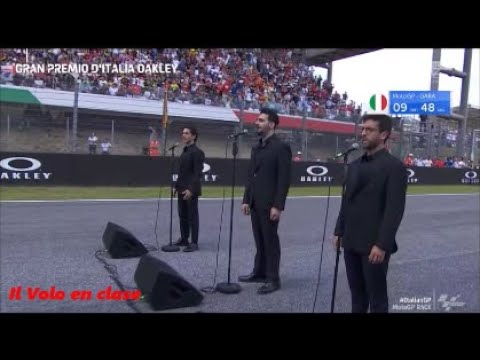 Il Volo: Himno de Italia y Entrevista en el Gran Premio Moto GP de Mugello (11/6/2023)