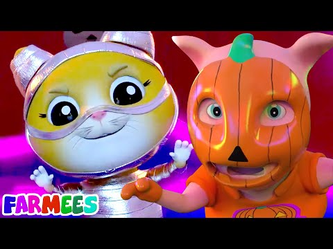 Scary Peek A Boo, Halloween Nursery Rhymes and Songs for Kids