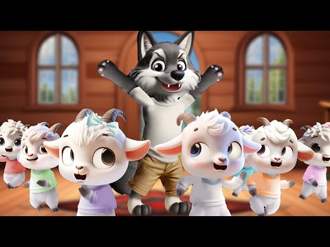 Wolf And Seven Little Goats 🐺| Bedtime Stories for Toddlers | English Fairy Tales and Stories